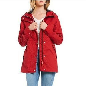 HunterOriginal Cotton Smock Water Resistant Long Sleeve Hooded Rain Jacket XS